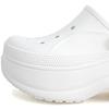 Crocs Bella Clog Damen S Plateau Hausschuh Weiß 210062 100