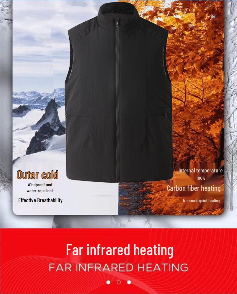 Smart Graphene Heated Vest for Men and Women – Adjustable Temperature, Stay Warm with Electric Heating