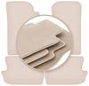 PREMIUM Beige Floor Mats For: Jeep Wrangler JL 4 Doors 2017-