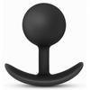 Anal Plug - HARNESS - Vibra Ball - 7cm Insertable Length - 4.3cm Width - Black Silicone