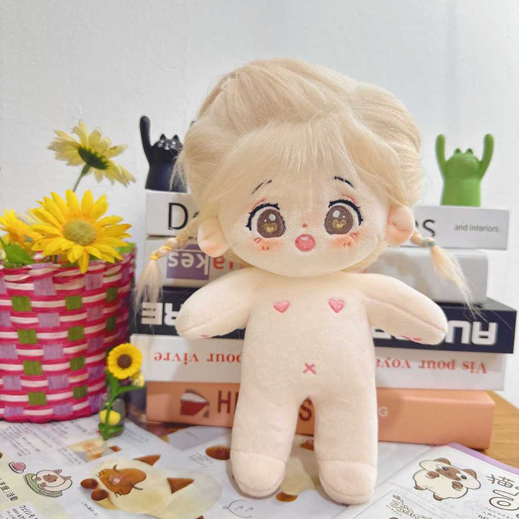 Cotton Stuffed Doll With Removable Clothes For Kids And Adults Collectible Plush Toy Gift