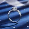 Bague Ringen Luxury Moissanite Ring With Gra Certificate  Original 925 Sterling Silver Rings 1ct Black Moissanite Stone  Wedding Party Gift