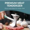 Meat Tenderizer Hammer with Comfortable-Grip Handle, Dual-side Mallet for Kitchen, Heavy Duty Pounder For Tenderizing Steak, Beef and Fish