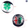 2026 Hot Sticker FOR 56mm For Alfa Romeo 159 156 Stelvio 147 Sportiva GT Mito Giulia Giulietta Metal Emblem Car Hub Stickers Sty
