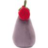JELLYCAT Fun Food Series Warm Red Earcups Lively Eggplant Soothing Sleeping Doll Plush Doll Sitting Height 16cm Height