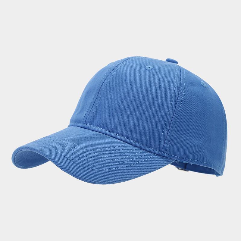 Cotton Baseball Cap For Men Women With Adjustable Fit For Street Style And Sun Protection