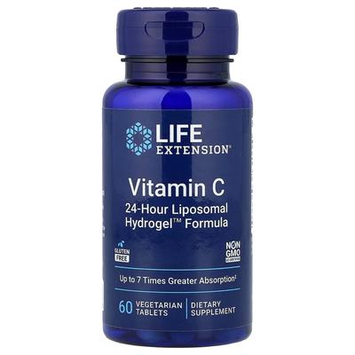 Life Extension Vitamin C Veggie Tablets, 60 Count