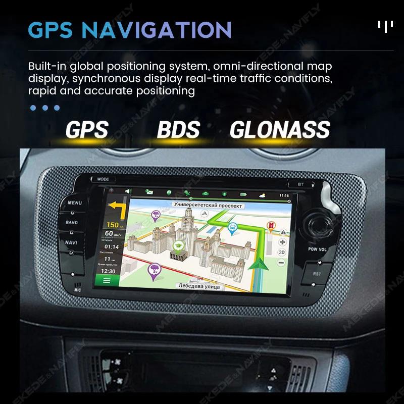 7inch Car Radio for Seat Ibiza 2009-2013 CarPlay Android Auto Multimedia Video Player GPS Navigation WIFI RDS FM Audio Head Unit