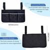 5 Colors Wheelchair Side Organizer Bag Multi Pockets Armrest Storage With Zipper