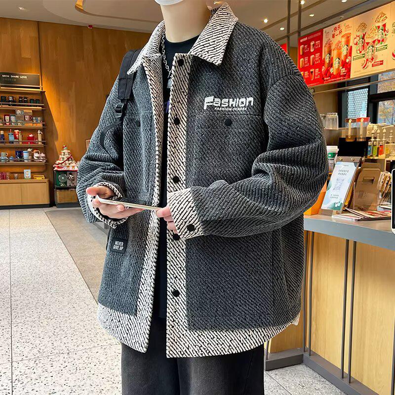2026 Men's High-End Loose Casual Jacket - Shirt Style for Spring and Autumn