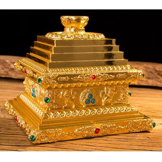 Tongina Buddha Stupa Pagode Statue Figur Zubehör Buddhistisch