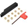 Face Milling SRAPR1616H10 Lathe Tool Holder+10Pcs RPMT10T3MO Carbide Rt