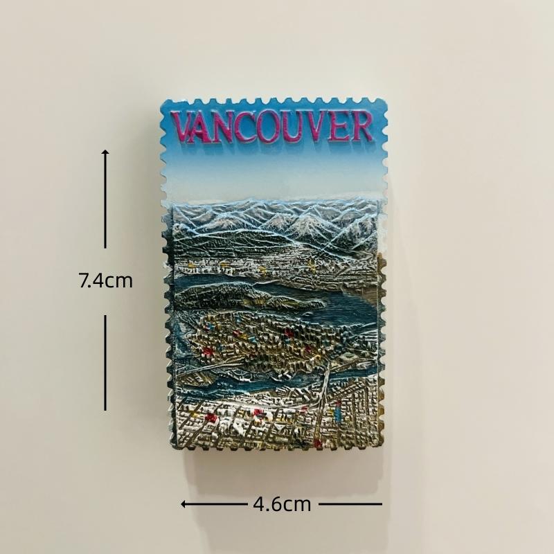 Canada Vancouver Lions Gate Bridge Maple Leaves Fridge Magnets Tourism Souvenir Refrigerator Magnets Sticker Home Kitchen Decoration