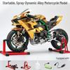 XLG Key Start 1:6 Kawasaki H2R Motorcycle Model with Ignition, Spray, and Sound Effects.