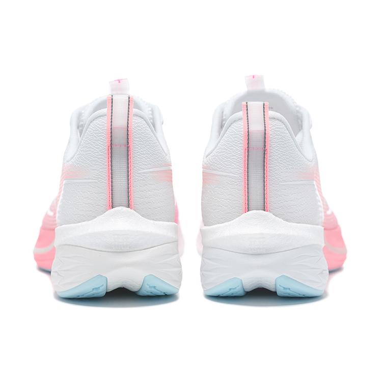 New LiNing Red Hare 6 Pro Durable Breathable Low Top Running Shoes Women's White Pink ARMT014-6