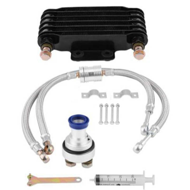1Set Motorrad Motoröl Kühler Öl Kühler System Kit für Honda CB CG 100CC-250CC Motoröl Kühler Heißer