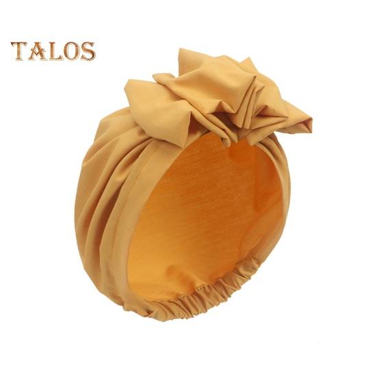 Turbanský klobouk Retro francouzský styl Květinová dekorace Dámský klobouk Jednobarevný Prodyšný Větruodolný Pokrývka hlavy Pro každodenní nošení