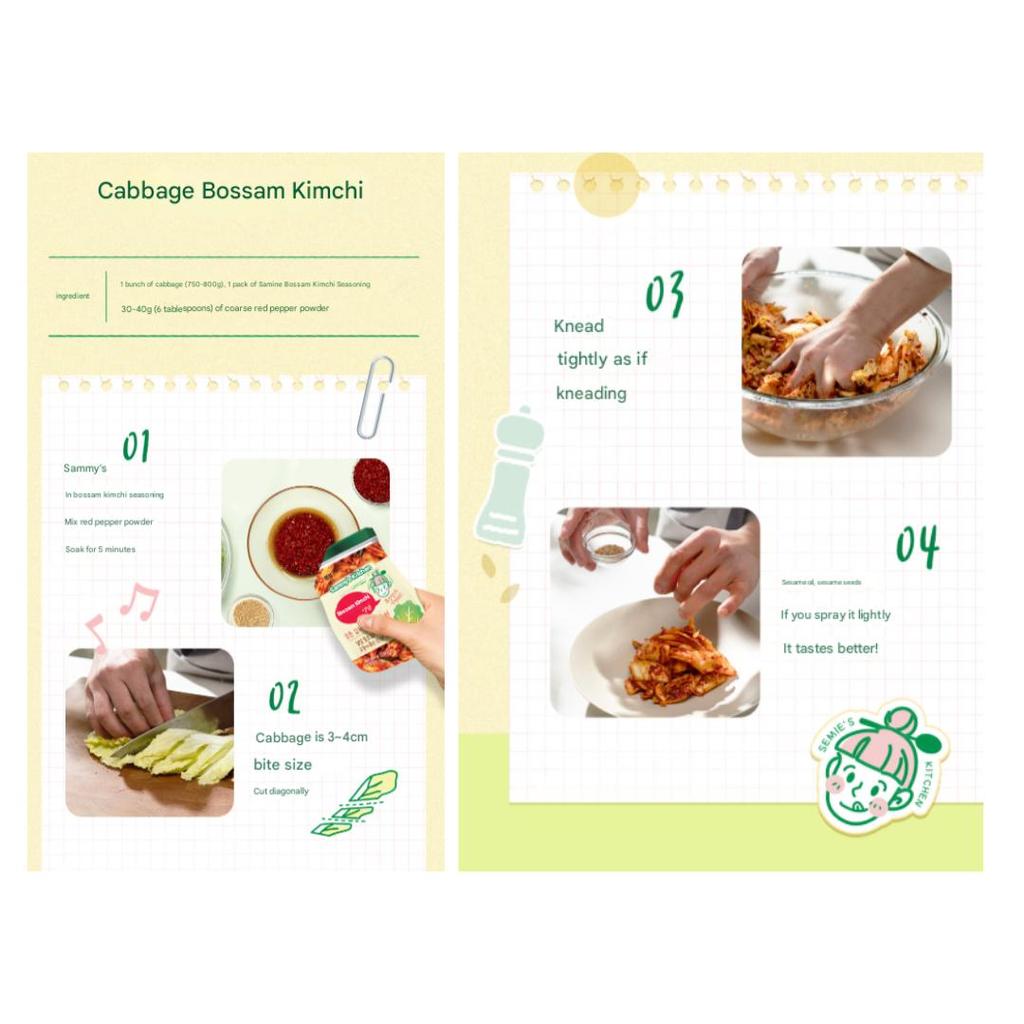 Saemi’s Kitchen Fresh Kimchi, Diced Radish Kimchi, Stuffed Cucumber Kimchi, Water Kimchi, Green Onion Kimchi,  Bossam Kimchi Seasoning (13 Options)