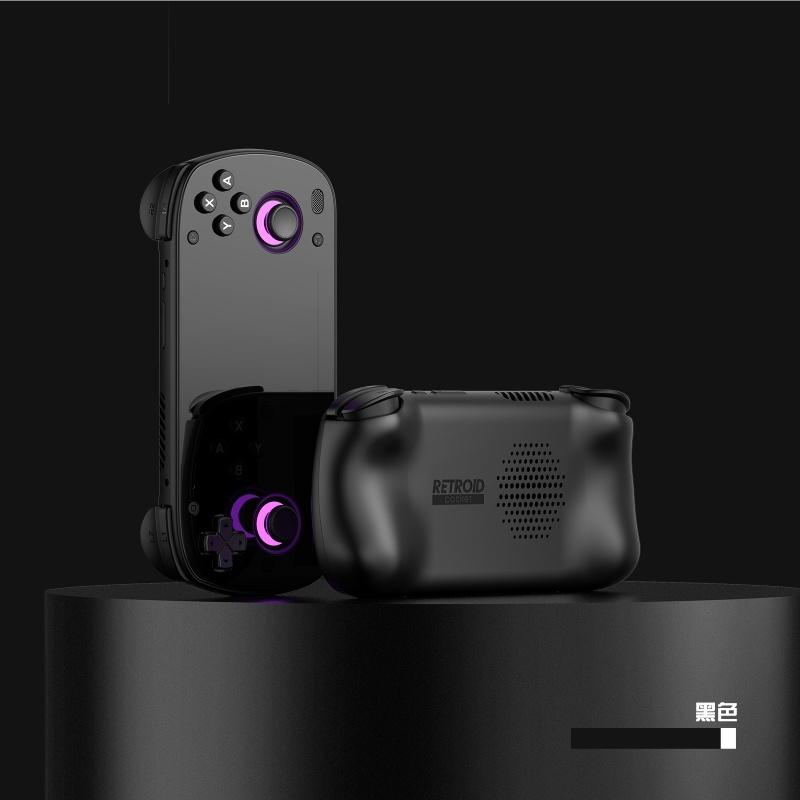

Retroid Pocket Mini Ретро портативна ігрова консоль 3,7-дюймовий OLED HD екран Android Відеоплеєр 6G+128G Bluetooth Ігрові подарунки 6 128G чорний
