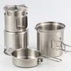 Windproof Stove Pot Set For Easy Operation And Durability High Temperature Resistant Stainless Steel