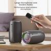 Boxă Bluetooth impermeabilă Fanatic S61: TWS, Subwoofer, Lumini Colorate, Interconectare Wireless, Design Compact