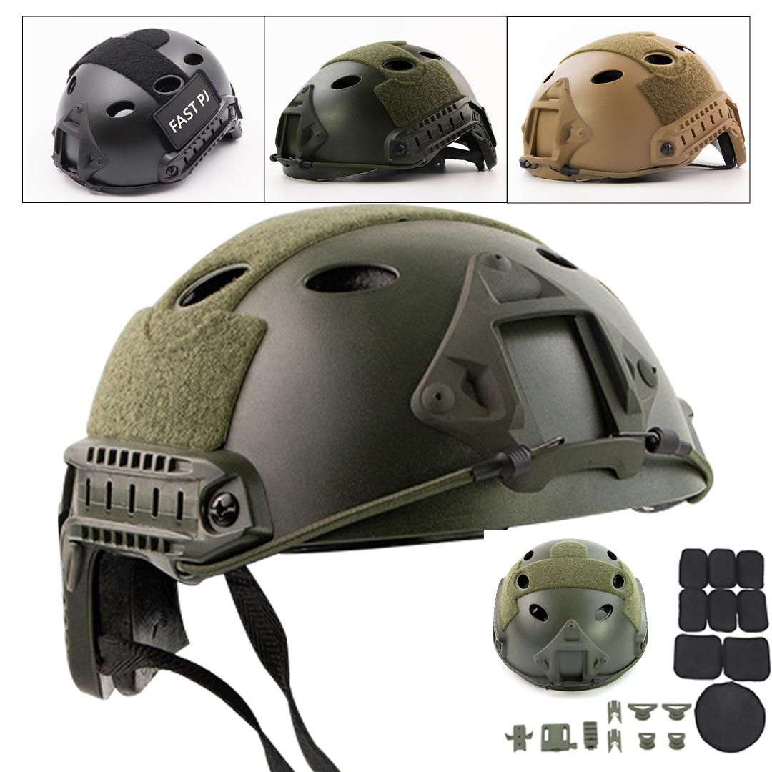 

FAST Шолом Страйкбольний шолом ABS Новий потовщений Outdoor PJ Air Gun Shooting CS Protective Equipment