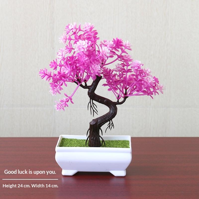 Штучні Рослини Декор Горщиковий Бонсай Маленьке Дерево Горщик Фальшива Рослина Горщикові Садові Орнаменти Дзен Стіл Домашня Кімната Декор