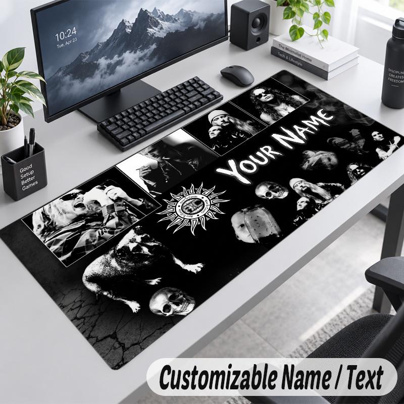 Alice in Chains Personalized Large Mouse Pad Custom Name Text Extended Desk Mat Gaming Mousepad