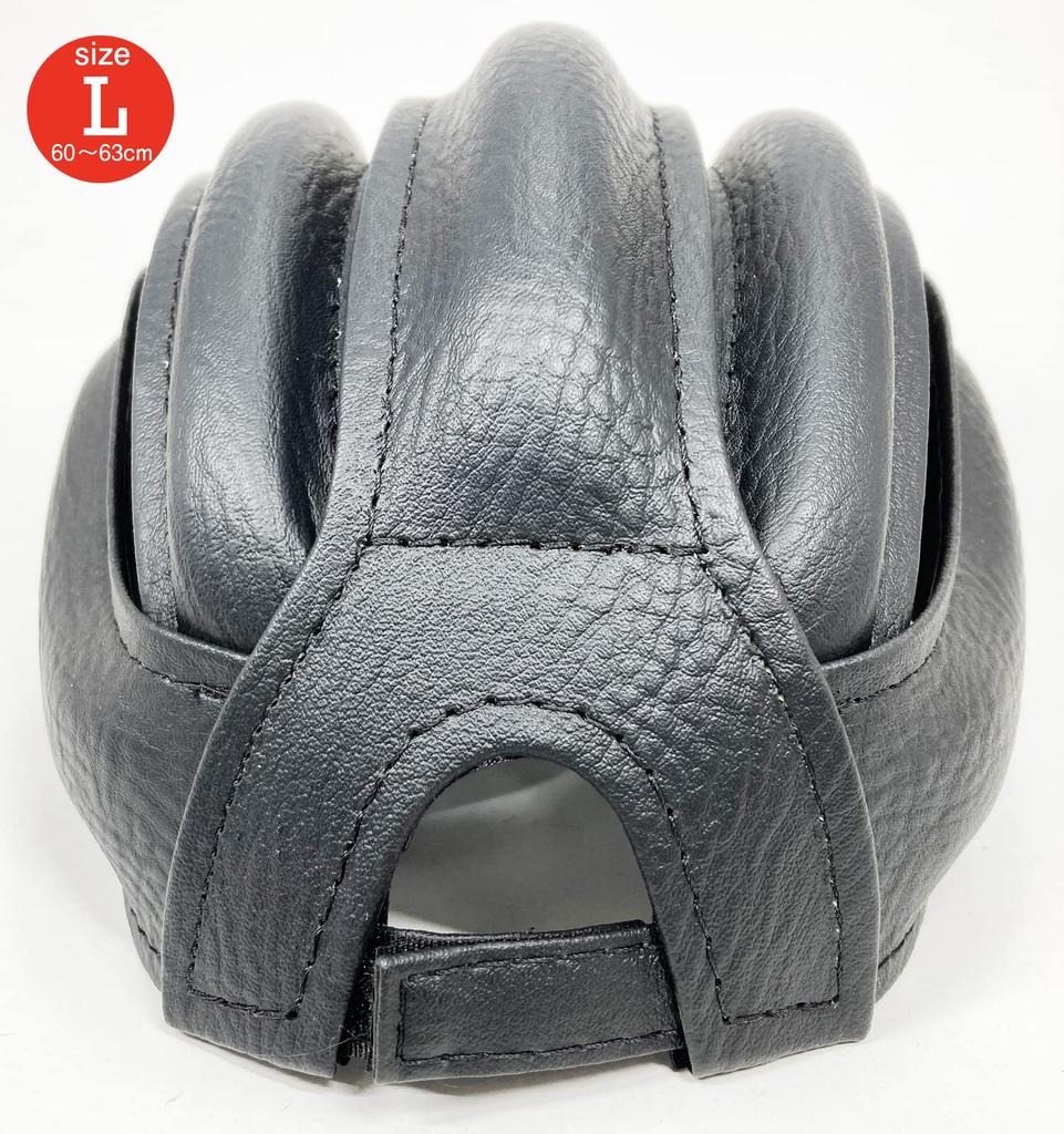 lovell Brimless Cask detachable quick buckle L Black Headgear Head protection (label) One-touch (60-63cm)