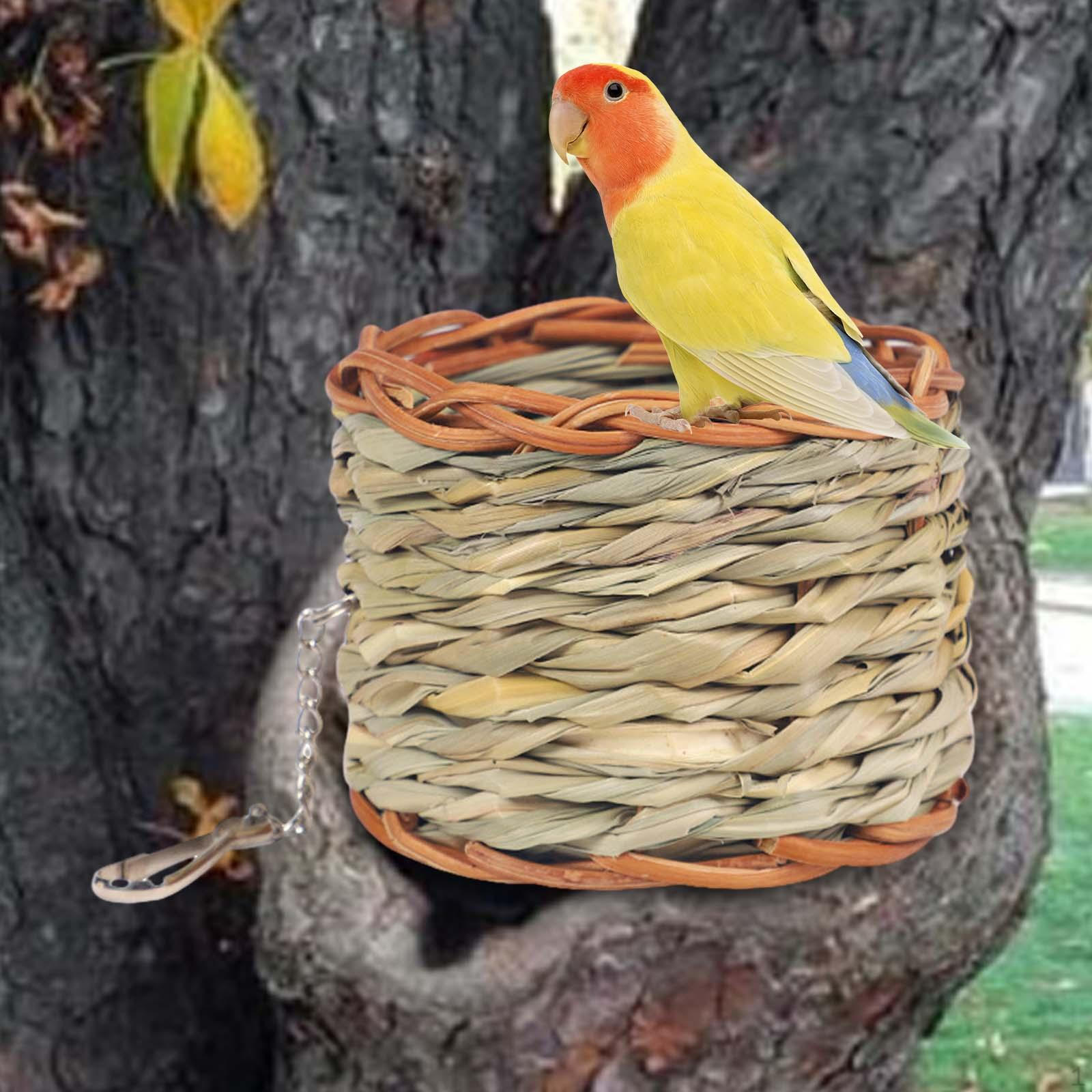 

Humming Bird Houses Outside Hanging Cozy Resting Place Handmade Nest Hut for Hummingbird