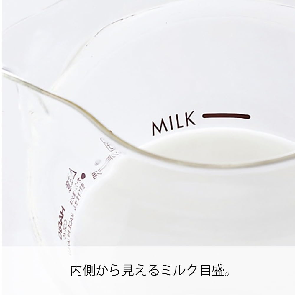 Hario Electric Milk Frother Creamer Cute Milk Usage 100ml Gift Wrapping Specification Model Number CQT-45BR