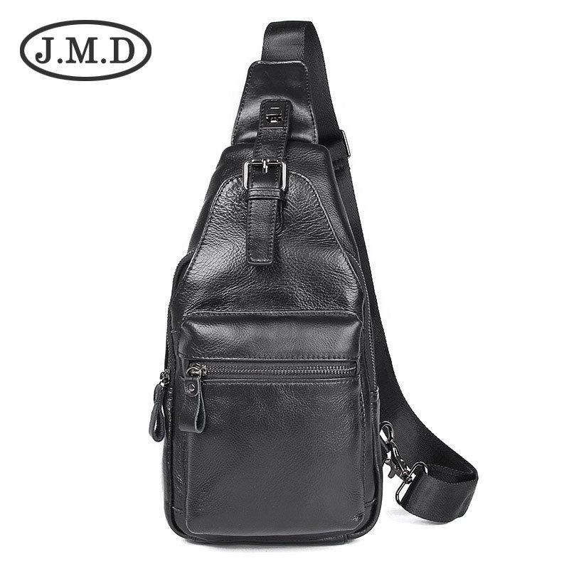Genuine Leather Men s Chest Bag Crossbody Bag Men s Retro Cowhide High-end Sports Chest Bag Casual Tactical Chest Bag