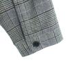 unused Johnbull Houndstooth Shirt jacket M gray Men's Used