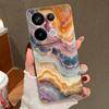 Gradient Watercolor Marble Case For Xiaomi 13T Redmi Note 15 Pro 4G Leather Texture Silicone Cover For Redmi Note 14 13 Pro+ 5G