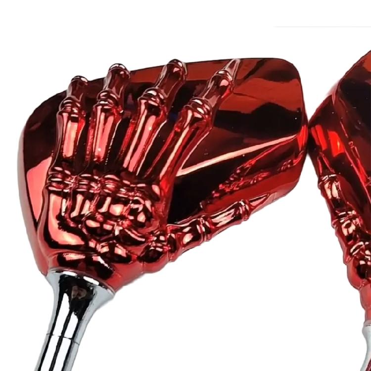 1 Pair Motorbike Rear View Scooters Modification Accessories Skeleton Hand Side Motorcycle Rearview