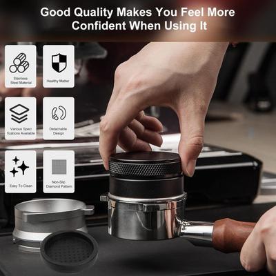 51/53/58mm Kaffeetamper Kaffeeverteiler Espresso-Verteilungswerkzeug Espressomaschinenzubehör Werkzeuge, Cafés Küche