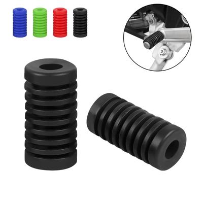 Motorrad Universal Schalthebel Fußrasten Pedal Gummiabdeckung FÜR KAWASAKI Z1000 Z1000SX ER6N ER4N ER6F KLE 650 KLR 650