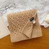 Clearance 111 Versatile Soft Waxy Small Scarf Couple Simple Premium High Texture Knitted Warm Scarf Gift