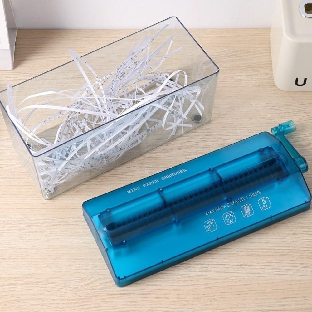 Mini Manual Shredder ABS Paper Cutting Tool High Quality Documents Paper Cutting Tool  Home Office