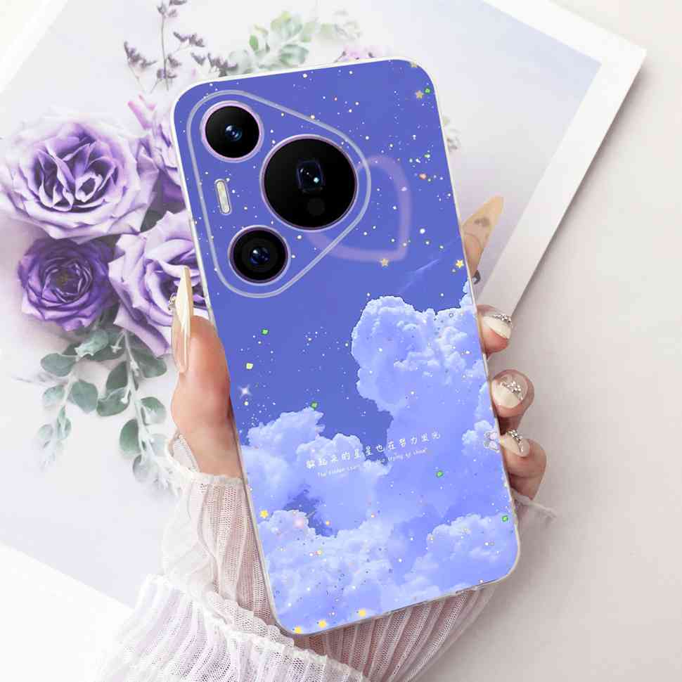 For Huawei Pura 70 Pro HBN-LX9 Case Luxurious Pattern Butterfly TPU Back Cover For Pura 70Pro+ 70 Pro Plus HBN-AL10 Phone Shell