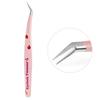 High Precision False Eyelashes Tweezer for Lash Extensions, Nail Rhinestones Pick Up, With Cute Strawberry Design