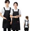 Waterproof and Oil-proof Canvas Apron for Kitchen, Catering, and Restaurant Use
