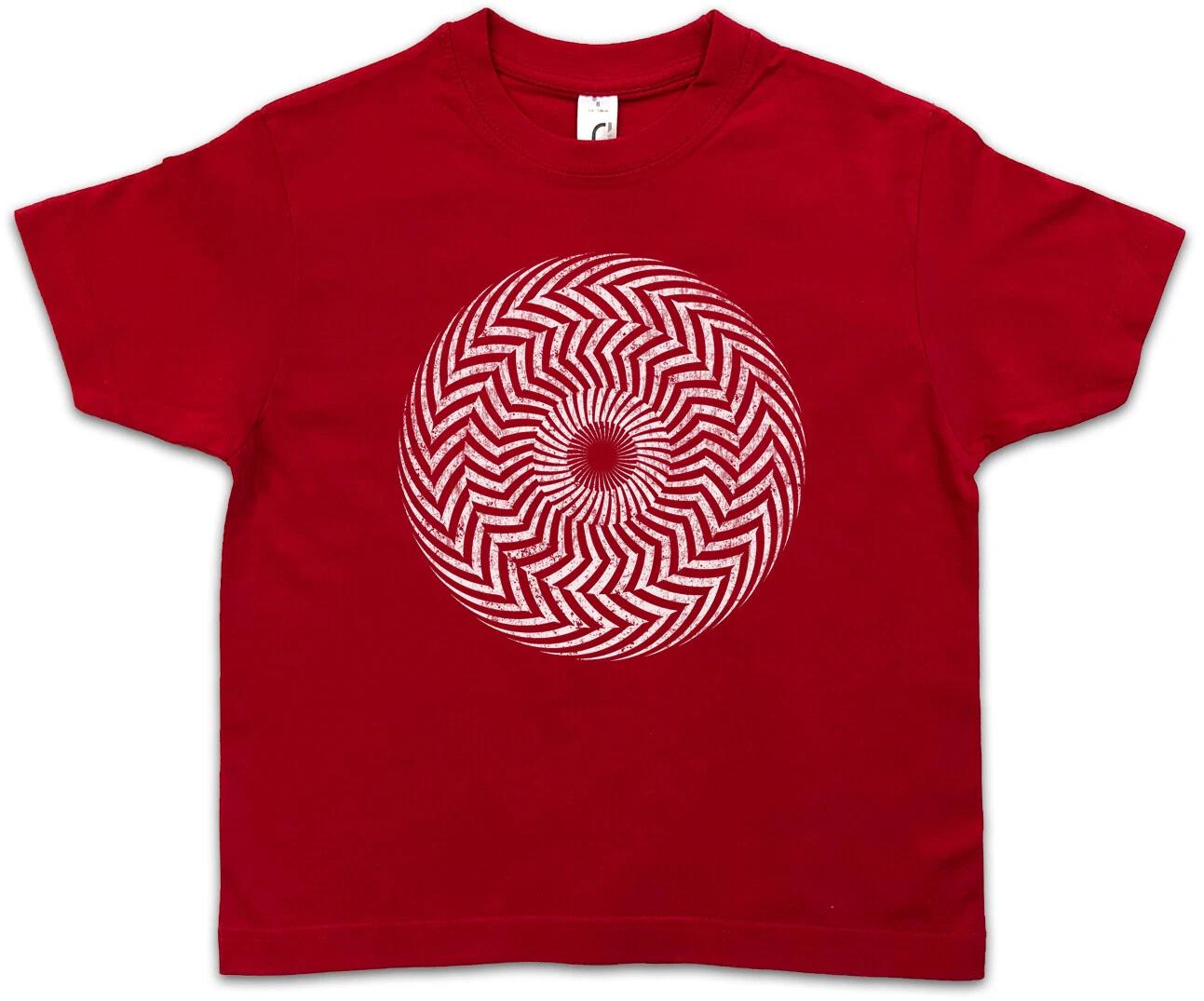 HYPNO CIRCLE III Kids Boys T-Shirt Maze Mystic Hypnotic Mysticism Spiral- 100