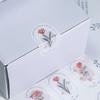 Minimalist Floral Adhesive Sealing Stickers for Gift Wrapping Decoration and Sealing Labels