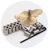 60pcs Brooch Caps and Wrench Locking Pin Back Locking Pin Locking Buckle Locking Pin Back Protector(9mmx5.5mm Silver)
