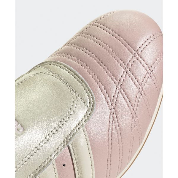 Adidas Taekwondo Leather Comfortable Versatile Non-Slip Durable Low-Top Training Shoes Women sneaker Pink Beige JR3955