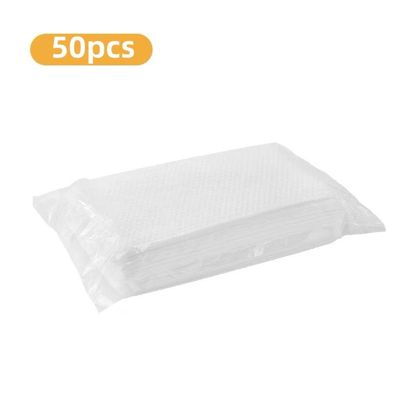 

FouBeak Простой и удобный в использовании инструмент, легко заменяемые одноразовые салфетки, подходит для использования на кухне, в ванной и в различных чрезвычайных ситуациях. DISPOSABLE RAG*50PCS