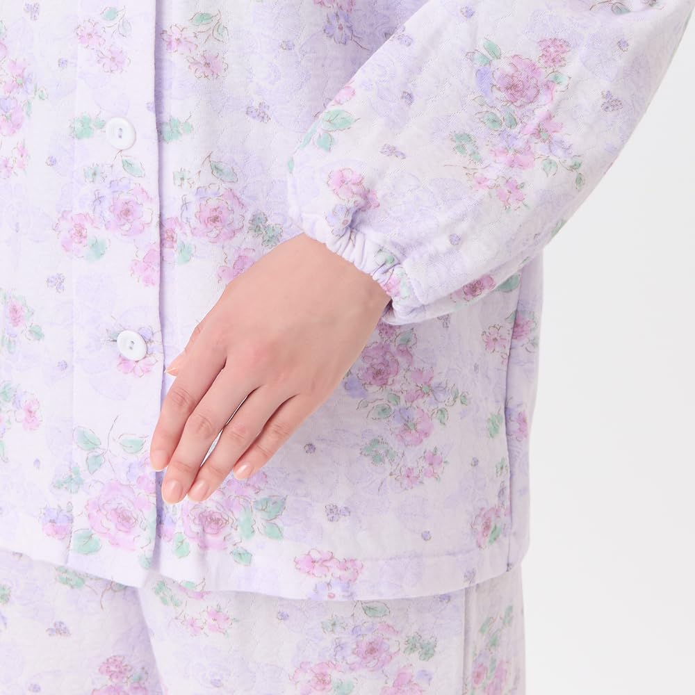 Quattro Smooth Ultra Warm Long Sleeve Pajamas with Elastic Holes At the Sleeves and Legs Women's