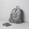 Daiso Foldable Nylon Casual Backpack - 18L Gray