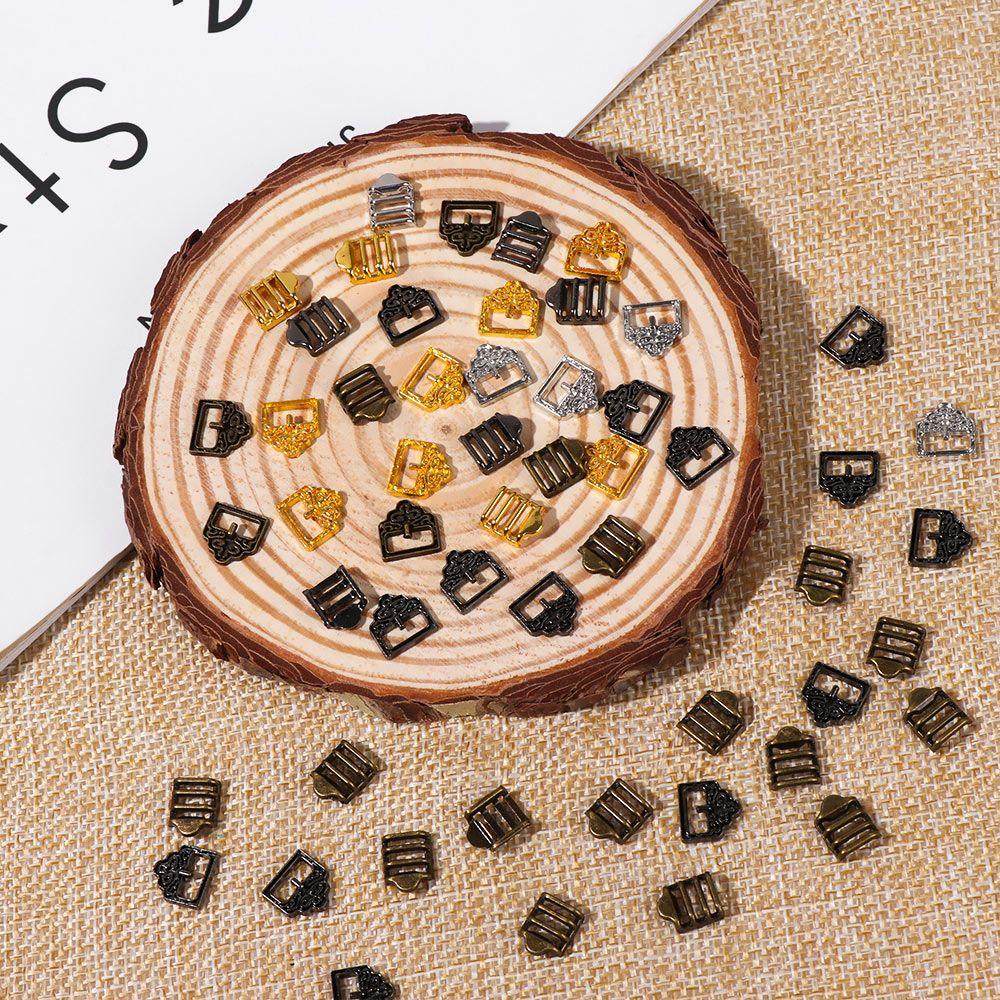Mini Ultra-small Tri-glide Buckle Pattern Belt Buttons Doll Bags Accessories Diy Dolls Buckles